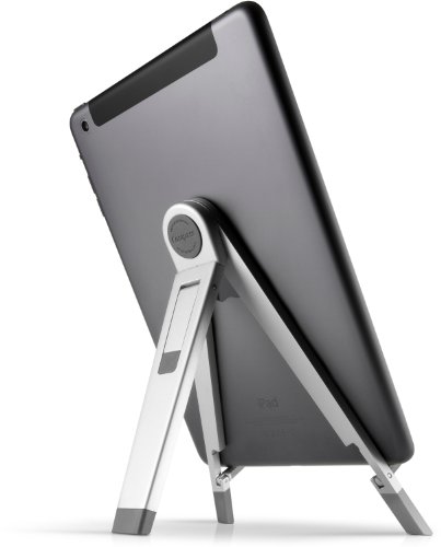 Twelve South Compass 2 for iPad, silver | Mobile display stand with typing angle for iPad Pro/iPad Air/iPad mini