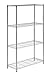 Honey-Can-Do 4-Tier Chrome Shelving unit-200 lbs
