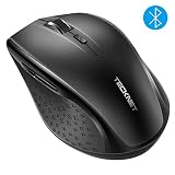 TECKNET Bluetooth Wireless Mouse (BM308) (Black)