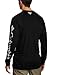 Columbia Men's Terminal Tackle Long Sleeve Fishing Shirt, Black/Cool Grey Logo, Small