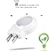 LEDGLE LED Plug-in Light Sensor Night Lights Dusk-to-Dawn Sensor, Bedroom, Bathroom, Kitchen, Hallway, Stairs, Energy Efficient, Compact,4-Pack