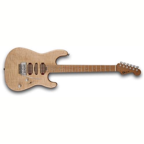 Charvel Guthrie Govan Signature Electric Guitar, 24 Frets, Caramelized 2-Piece Flame Maple Neck, Flame Maple Top, Maple Fingerboard, Passive Pickup, Natural