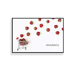 Framed Canvas Wall Art for Living Room, Bedroom Fruits Canvas Prints for Home Decoration Ready to Hanging - 16x24 inches