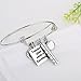 Udobuy Teacher Bangle Bracelet-Teacher Gift, Show Your Teacher Appreciation Thank You Gifts for Teachers