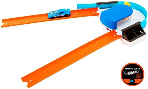 hot wheels track builder 2 lane launcher