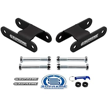 1983-2005 Chevy Blazer S-10 4WD 3/" Front Adj Leveling Kit Shock Extenders