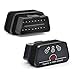 WiFi iCar2 Auto Sleep OBDII Supports All OBDII protocols Code Reader for iOS iPhone iPad Android PC(Black)