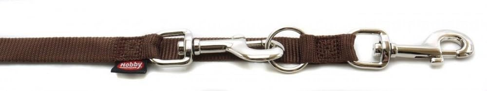 Nobby Training Leash Classic, 200 cm/ 25 mm, Brown