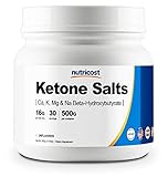 Nutricost 4-in-1 Exogenous Ketone Supplement (17.86oz) 13g Beta-Hydroxybutyrate (BHB) Per Serving, 500 Grams (Unflavored)