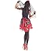 Party King Women's Day of The Dead Señorita Costume, Multi, Small