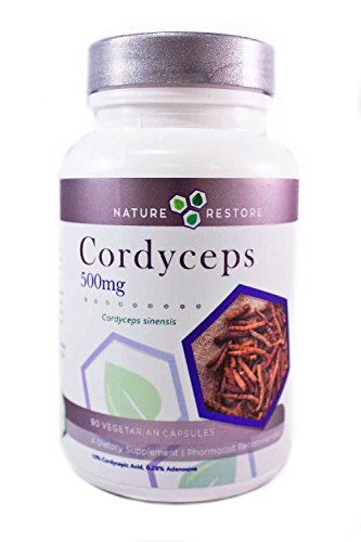 Cordyceps Sinensis Mushroom Extract Supplement, Pure CS-4 Strain, Standardized to 10% Cordycepic Acid, 90 Capsules, Manufactured in USA, Non-GMO & Gluten Free Cordyceps Sinensis Mushroom Extract Supplement, Pure CS-4 Strain, Standardized to 10% Cordycepic Acid, 90 Capsules, Manufactured in USA, Non-GMO & Gluten Free