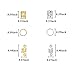 120 PCS Aluminum Hair Coil Dreadlocks Hair Braid Rings Hair Braiding Cuffs as Hair Accessory