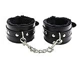 M_Eshop Soft Handcuffs Fur Leather Adjustable Furry handcuffs