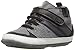 Robeez Boys' High Top Sneaker-Mini Shoez Crib Shoe, Zachary-Black, 12-18 Months M US Infant