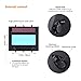 Welding Helmet, Tacklife PAH01D Solar Power Auto Darkening Welding Helmet with Adjustable Shade Range DIN 9-13/Grind DIN 4 and 4 Premium Sensors, Highest Optical Class (1/1/1/1), High Impact Polyamide