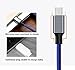 Micro USB Cable (Kabel Leader) Denim Braided (2 pack)High Speed 6ft Flat Micro USB 2.0 Sync and Charge Data Cable for Samsung Galaxy S7 S7 Edge Nexus LG HTC Android Smart Phones and More (Blue)