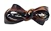 Parcelona French Bow Tortoise Shell Brown 3 1/4