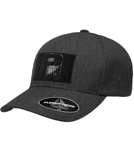 Premium Flexfit Tactical Hat - Black Baseball Cap With Morale Patch Loop