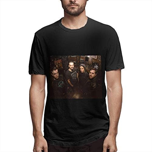 Men's Disturbed Fashion Leisure Fashion Round Neck T Shirt