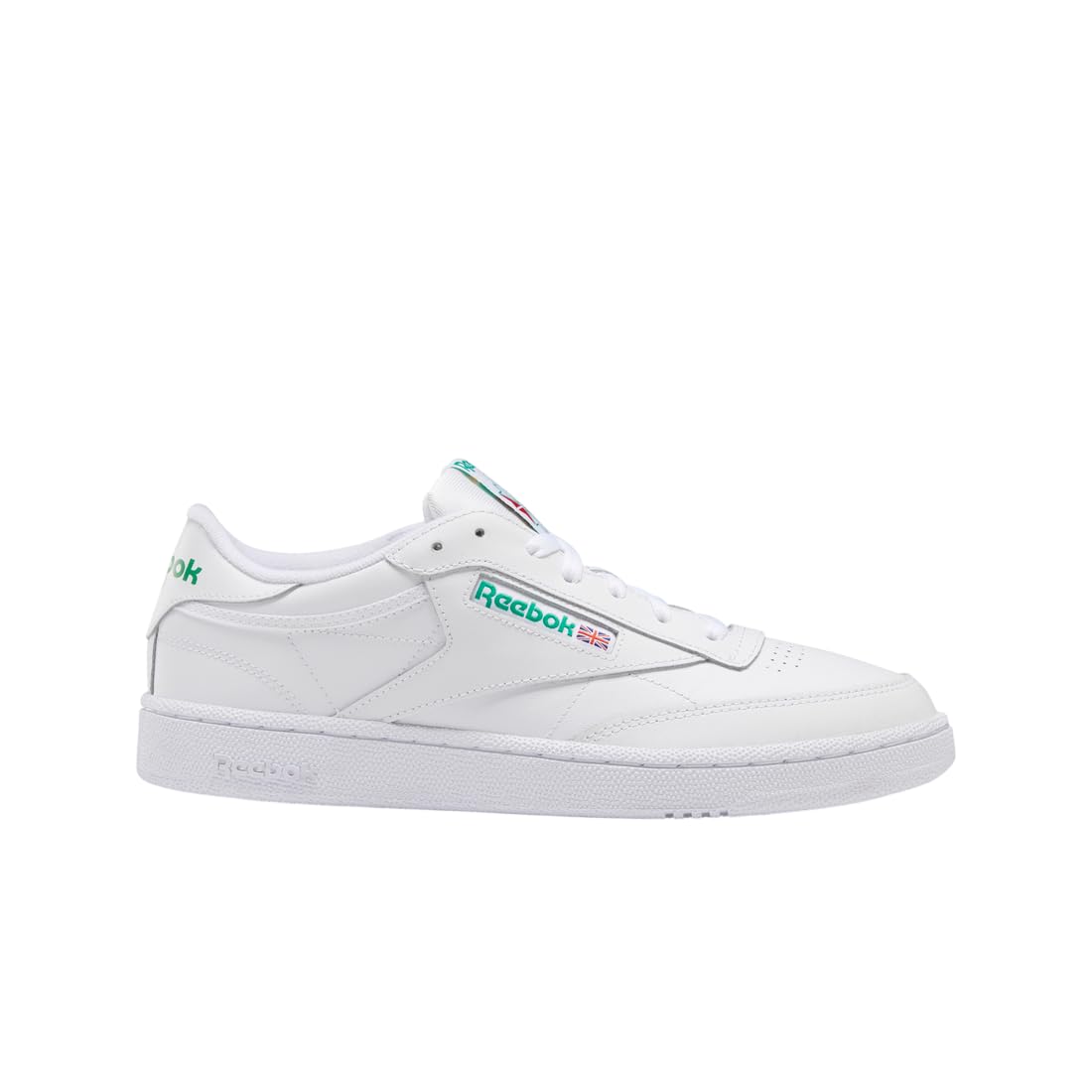 Reebok Herren Club 85 Fitnessschuhe, Int White Green, 44.5 EU