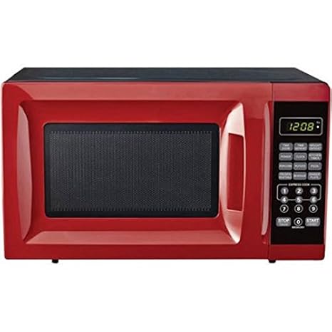 Mainstays - Horno microondas (700 W), color rojo: Amazon.es ...