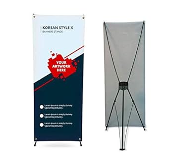 Circleone Korean X Banner Stands Outdoor Trade Show Event Display