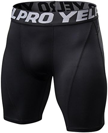 HBSHE Men Compression Shorts Baselayer Cool Dry Sports Gym Tights Running Leggings New