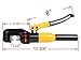TMS 10 Ton Hydraulic Wire Battery Cable Lug Terminal Crimper Crimping Tool 9 Dies