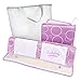Cushybaby Bath Kneeler and Elbow Rest Pad Set - Thick, Non-Slip, Kneeling Mats Cushion and Protect Arms and Knees So You Can Bathe Your Baby in Comfort! Enjoy Tub Time as Much as Your Kids Do! (Lilac)