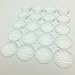 IGOGO 50 PCS Round Glass Dome Cabochons -30mm Clear Magnifying Cabs - Dome Pendant Cab