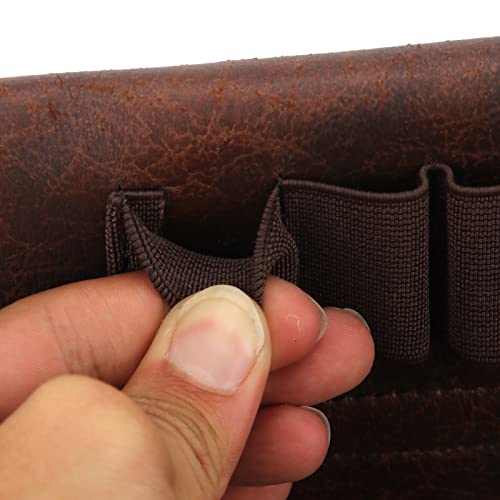 Tourbon Leder Munitionstasche - Vintage Munitionshalter Für .22 .38 .45 Kaliber