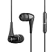 Headphones, Vomach Earbuds with Microphone Wired Headphones In Ear Earphones with Mic Cable Clip 3.5mm Interface Black