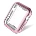 Apple Watch Screen Protector Case, UMTELE Plated TPU Case Integrated Screen Protector Slim Lightweight Protective Bumper Cover for Apple Watch Series 3, Series 2, 38mm, Rose Gold
