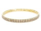 Imixlot® 2 Row Anklet Bracelet Women's Rhinestones SeXy Gift Gold Chain