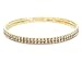 Imixlot® 2 Row Anklet Bracelet Women's Rhinestones SeXy Gift Gold Chain