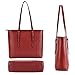 ZYSUN Laptop Tote Bag Fits Up to 15.6 IN Awesome Gifts for Women (Red)