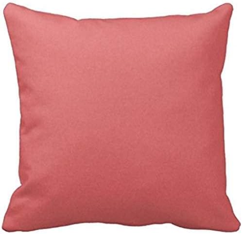 Solid Dark Coral Color Background Wallpaper Textur Throw R981c3a80583b4eb8bd8abec23eae69b8 I5fqz 8byvr Pillow Case