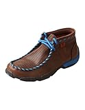 Twisted X Boys' Blue Lace Driving Moccasin Boot Moc Toe