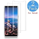 hairbowsales Compatible (2 - Pack) Samsung Galaxy Note 8 Screen Protector,hairbowsales [HD Clear][Anti-Bubble][9H Hardness][Anti-Scratch][Anti-Fingerprint] Tempered Glass Screen Protector for Note 8