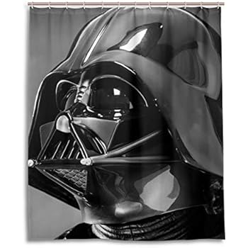 Amazon Com Shower Curtain Set Fabric Star Wars Shower Curtains