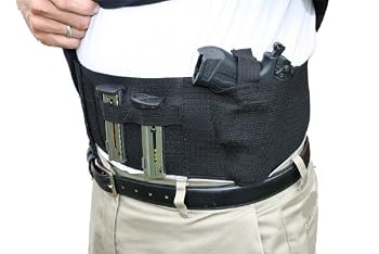 AlphaHolster Concealed Carry Belly Band Cross Draw Gun Holster