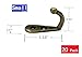 iExcell® Bronze Tone Vintage Style Wall Mounted Single Hook Hangers 20 Pcs