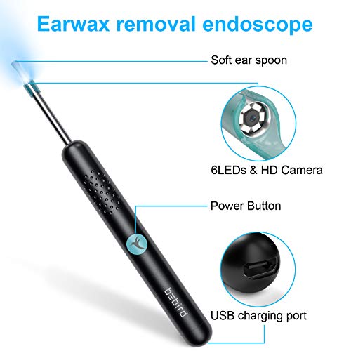 BEBIRD Ear Wax Removal Tool with LED Light, Earwax Removal Endoscope