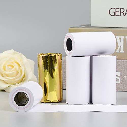8 PCs Thermal Paper For Mobile 58mm 30mm Mini Thermal Printer Cash Register POS Receipt Paper Roll - Thumbnail 3