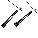 PRO JUMP FIT Unisex Adult Crossfit Jump Ropeâ€“Speed Cable Jump Rope for Crossfit Boxing and MMA Athletes â€“Best rx Jump Rope for Beginners Exercise Tool(Black)