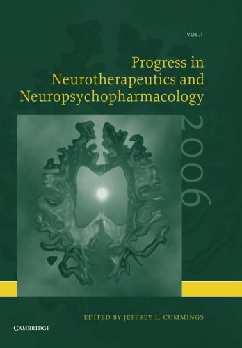 PROGRESS IN NEUROTHERAPEUTICS AND NEUROPSYCHOPHARMACOLOGY VOL. 1