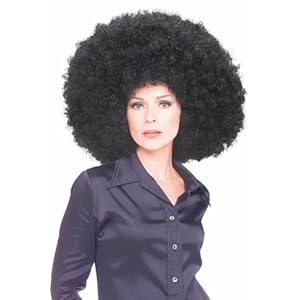 Rubies Super Afro wig, Peluca Súper Afro, negro