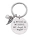 in Memory of Dad Keychain My Dad My Hero My Angel keychains for Loss of Father Sympathy Gifts Remembrance Gift