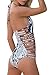 Carprinass Women's Sexy One Piece Monokini Cut Out Bandage Swimsuit Swimwear