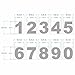 iSYFIX Black Vinyl Numbers Stickers – 6 Inch Self Adhesive (2 Sets)- Premium Decal Die Cut and Pre-Spaced for Mailbox, Signs, Window, Door, Cars, Trucks, Homes, Address Numbers, Indoor or Outdoor